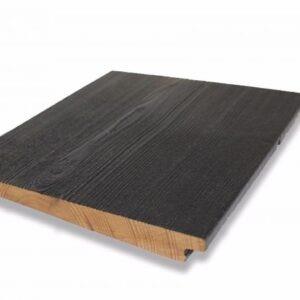 Naaldhout Thermowood grenen potdeksel zwart, geborsteld Essen, Houthandel Van Den Berg